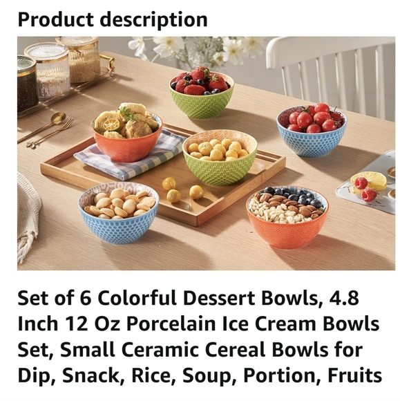 HoneyComb Bee Dessert Bowl Set - Picture 10 of 10